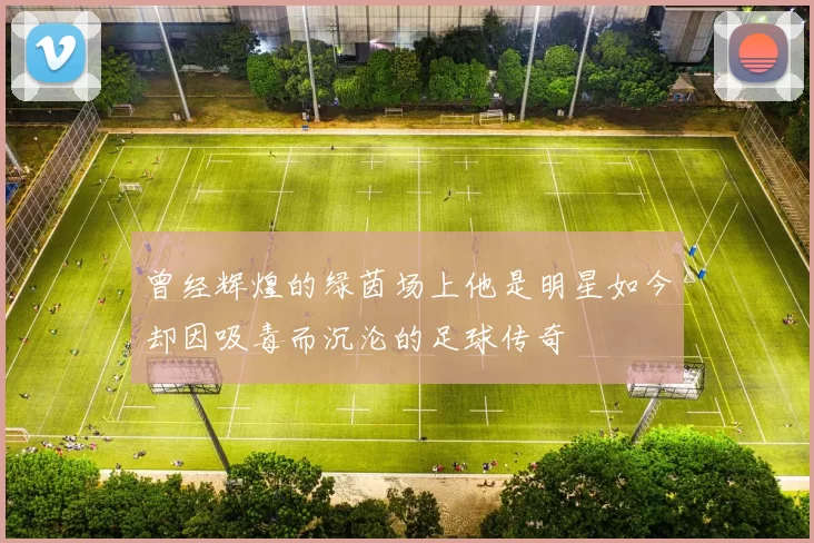 曾经辉煌的绿茵场上他是明星如今却因吸毒而沉沦的足球传奇
