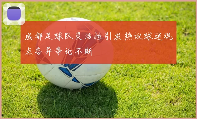 成都足球队灵活性引发热议球迷观点各异争论不断